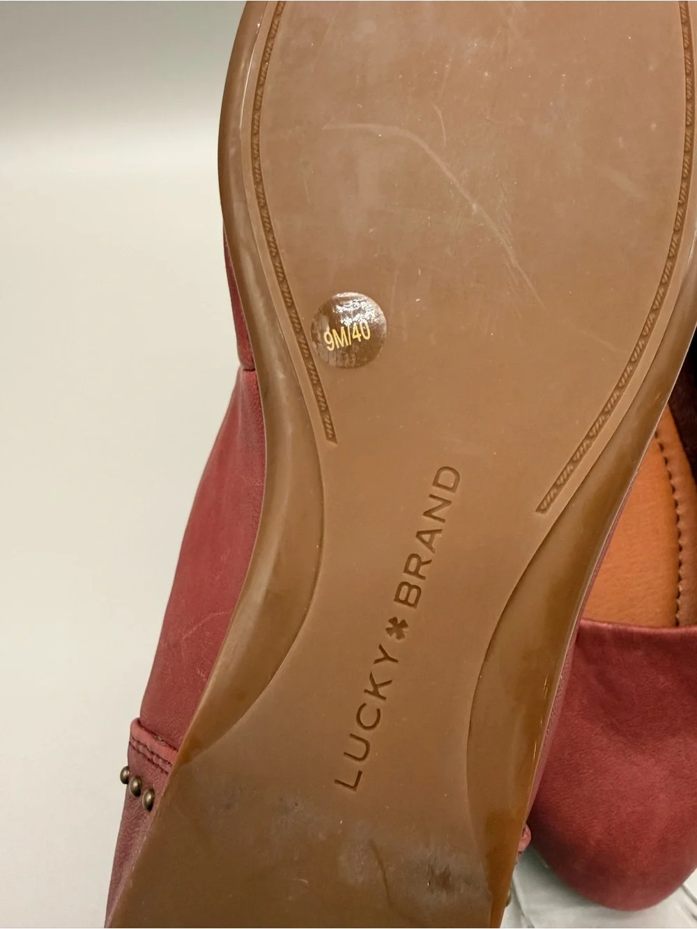 Lucky Brand Rose Ballet Flats with Stud Detail